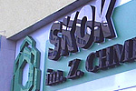 reklama Skok Chmielewskiego - pleksa, styrodur